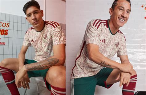 Mexico World Cup 2022 Adidas Away Jersey Football Fashion