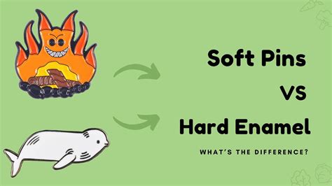 Soft Vs Hard Enamel Pins Whats The Difference YouTube