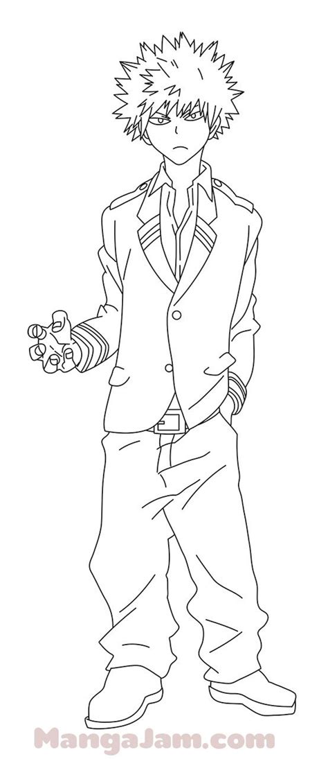 Check spelling or type a new query. How to Draw Katsuki Bakugou from Boku No Hero Academia ...