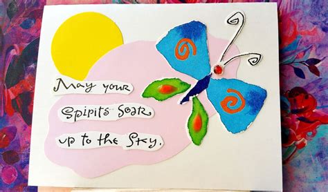A Card To Uplift Your Spirits Uplift Paper Crafts Spirit Joy Cards