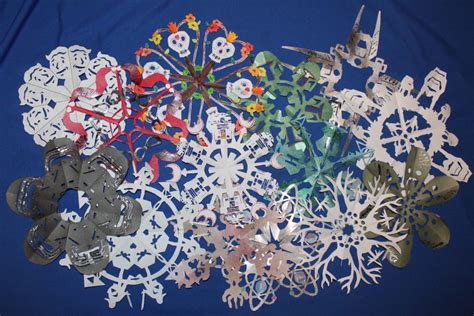 More Geeky Snowflakes For A Paper Winter Storm Geekdad