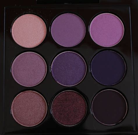 Crystalised Mac Purple Times Nine Eyeshadow Palette Review And Swatches