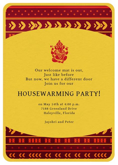 New Home New Memories Invitation Invites House Warming Invitations