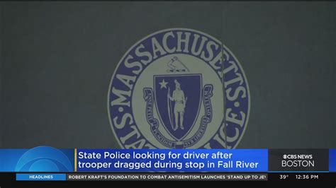 Massachusetts State Trooper Dragged By Car During Traffic Stop In Fall River Youtube
