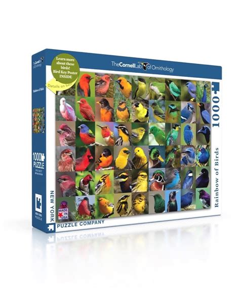 We did not find results for: New York Puzzle Company- Rainbow of Birds 1000 Piece ...