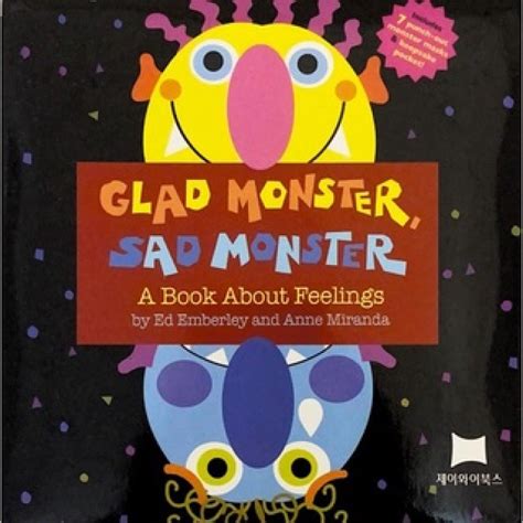 Glad Monster Sad Monster Ed Emberley Single Cd English Picture Book