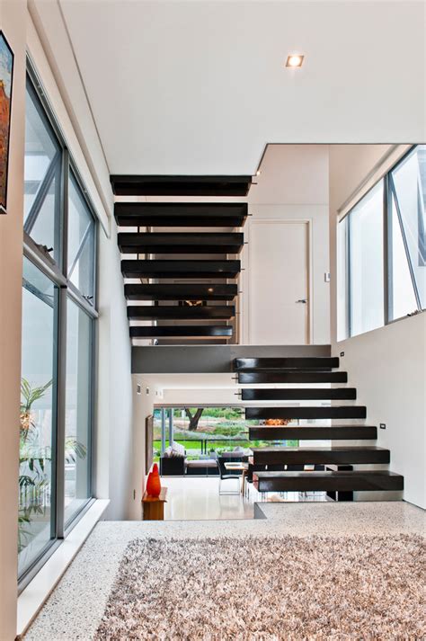 Split Level House Project Modern Staircase Perth