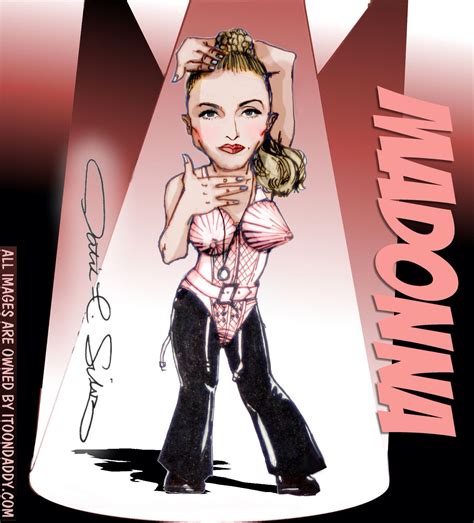 Madonna Mega Superstar Solo Artist Madonna Caricature Fan Art