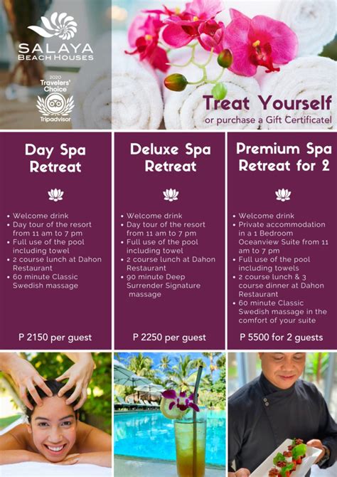 Day Spa Packages Salaya Beach Houses