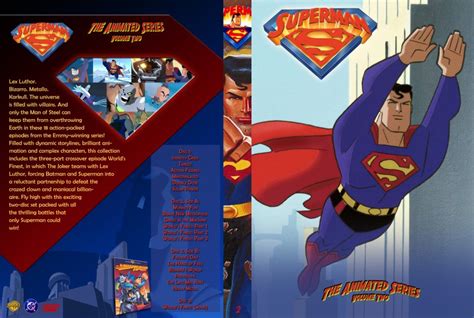 Superman The Animated Series Vol 2 Tv Dvd Custom Covers