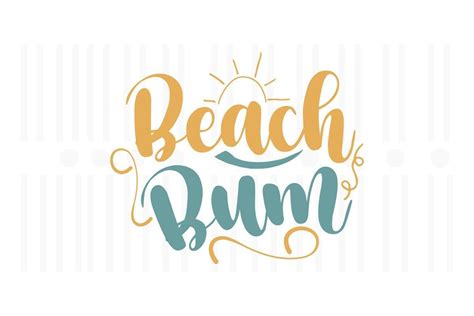 Beach Bumsummer Svg Graphic By Svg Box · Creative Fabrica