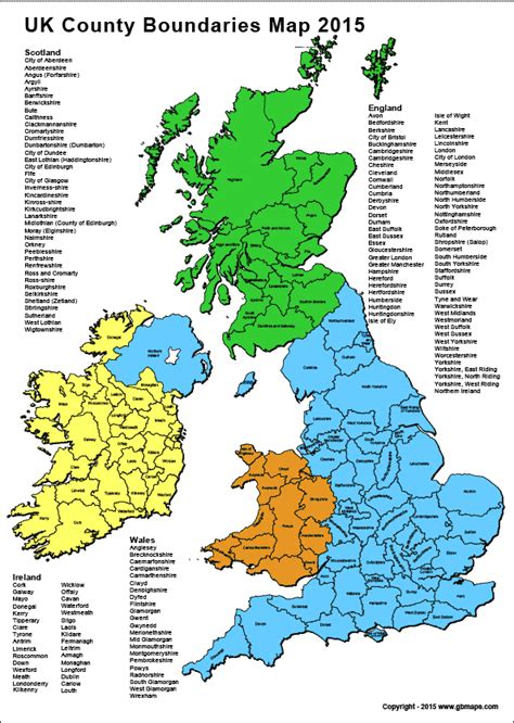 Free Editable Uk County Map Download