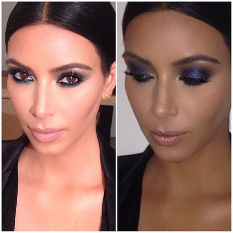Kim Kardashians Makeup Look For John Legends Birthday Party
