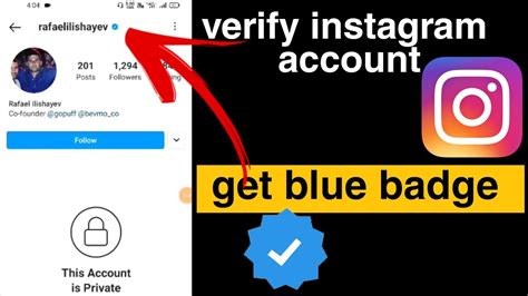 How To Verify Instagram Account How To Get Blue Tick On Instagram