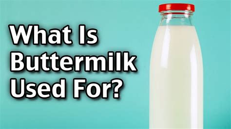 What Is Buttermilk Used For How To Use Buttermilk For Baking Youtube