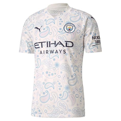 You can also choose from n/a. Man City's 'Brit Pop' paisley third kit is a bold ...
