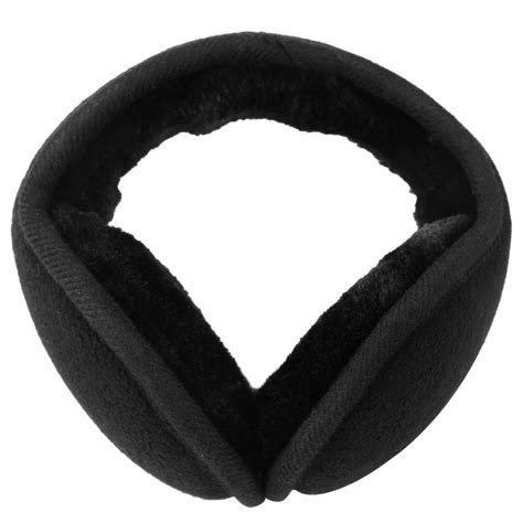 Komene Classic Fleece Ear Muffs Collapsible Behind The Head Ear Warmers