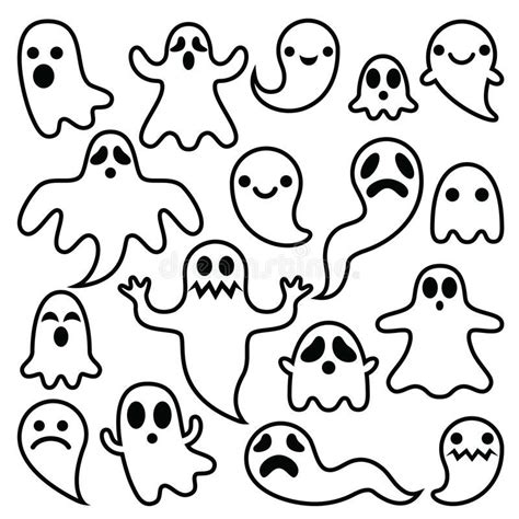 ☀ How To Draw Halloween Ghost Faces Majors Blog