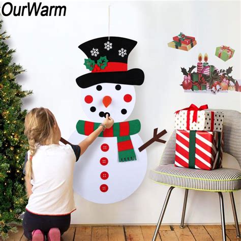 Ourwarm Christmas Ts For 2018 Diy Felt Snowman Set