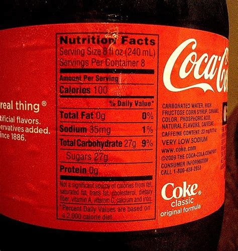 Coca Cola Nutrition Facts And Ingredients Coke Zero How Does It