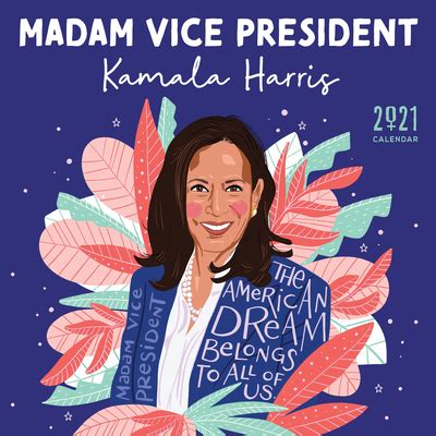 Vice president kamala harris dodged a question about the migrant crisis on the southern border tuesday, as she traveled in colorado to promote the $1.9 trillion coronavirus spending package. Madam Vice President, Kamala Harris 2021 Calendar | Avid ...