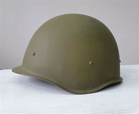 Original Steel Helmet Ssh 40 Wwii Russian Military Soviet Army Rkka Ww2