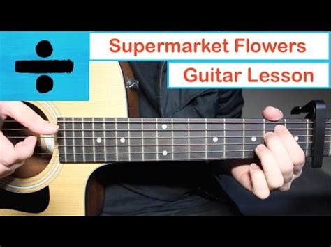 Supermarket flowers by ed sheeran with guitar chords and tabs. Ed Sheeran - Supermarket Flowers 💐 Guitar Lesson (Tutorial ...