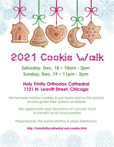 Holy Trinity Cathedral Holiday Cookie Walk