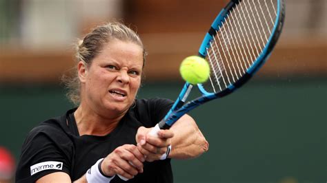 Kim Clijsters Indian Wells Return Belgian Star Loses Out To Katerina
