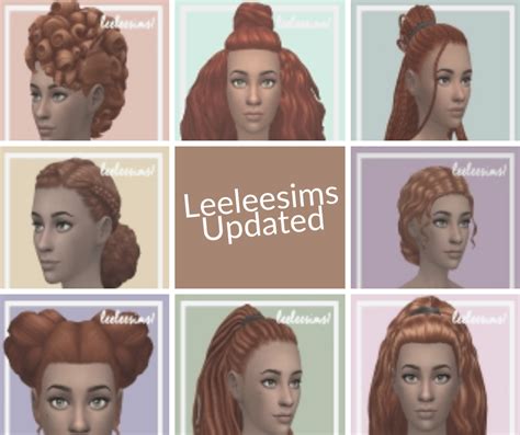 🏳️‍🌈 Babolat85 🏳️‍🌈 Leeleesims1 Hairs Updated These Took A Lot Longer