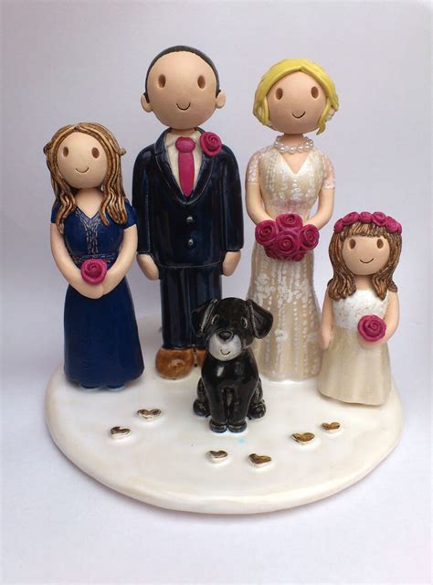 Choose one that matches your wedding theme or will make you and your guests laugh. Wedding Cake Toppers Gallery. Hand Made, Personalised Cake ...