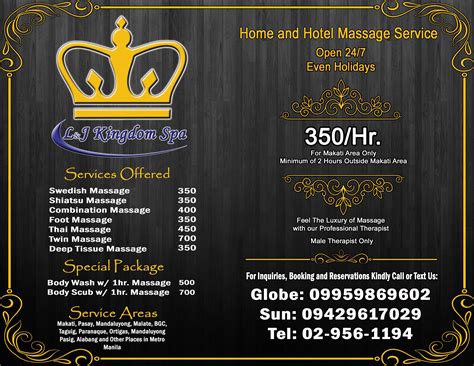 Landj Kingdom Spa Massage Spa In Makati