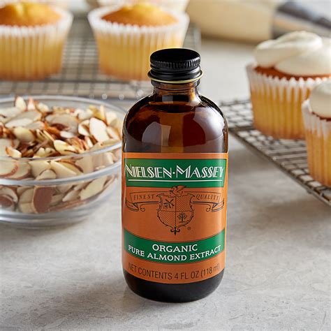 Nielsen Massey 4 Oz Pure Organic Almond Extract