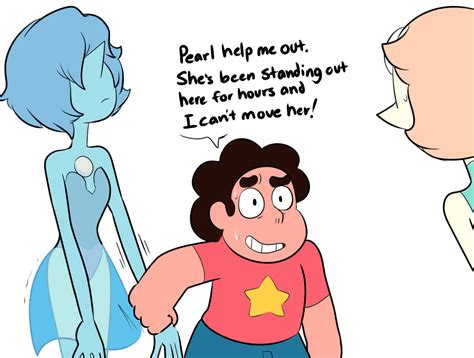 Steven And Pearl Rescuing Blue Pearl Steven Universe Steven Universe Memes Steven