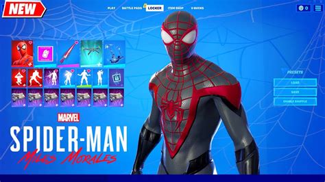 I Added Miles Morales Suit For Spider Man In Fortnite シ Youtube