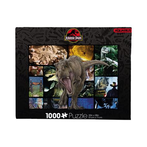 Jurassic Park Collage 1000 Piece Jigsaw Puzzle Repop Ts