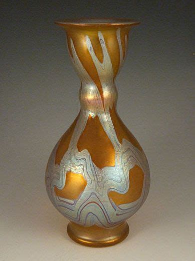 Loetz Art Nouveau Irridescent Glass Vase Glass Vase Glass Vase