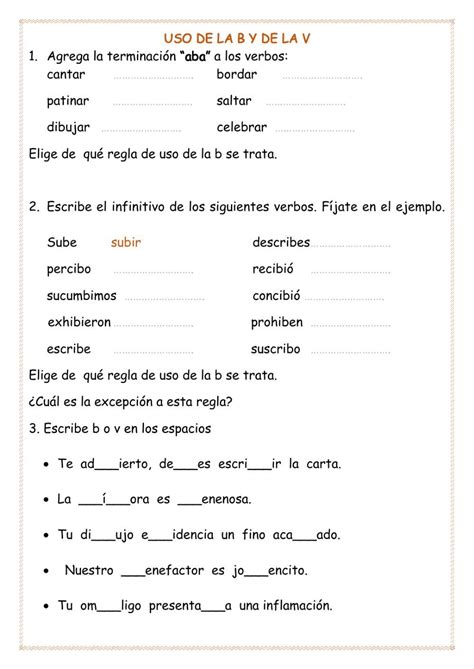 A Spanish Language Worksheet With The Words And Numbers For Each Word In It