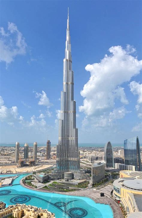 Gedung Tertinggi Di Dunia Dubai Burj Khalifa Fotografi Fotogambar™