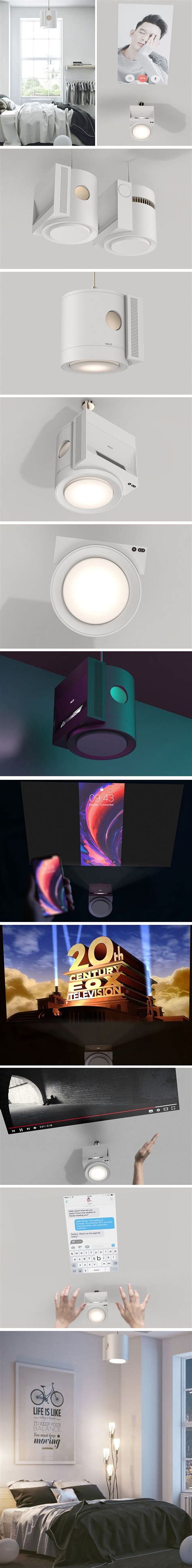 If you're lucky enough that your projector is installed on a ceiling with an attic on the other side, you're going to have much less work to do. Helion is an ultrashort-through projector that takes the ...