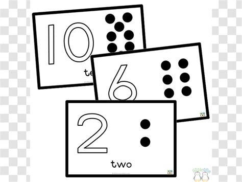 Clip Art Numbers 1 10 Separate Black And White