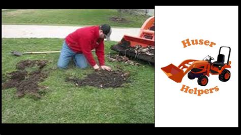 Huser Helpers Filling A Hole In The Yard Youtube