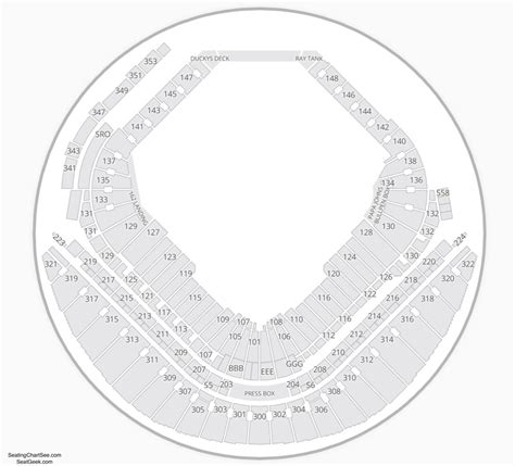 Tropicana Field Seating Chart Seating Charts And Tickets