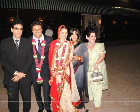 Jeetendra Shobha And Ekta Kapoor At Sameer Soni And Neelam Kotharis Wedding Ceremony Indian