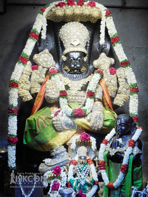Sri Prahlada Narasimha — At Iskcon Bangalore Deities Hindu Gods