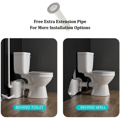 Macerating Flo Ultra 750W Macerating Toilet System Macerating Upflush