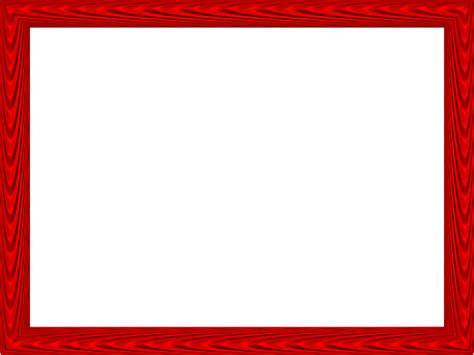 Red Elegant Fabric Fold Embossed Frame Rectangular Powerpoint Border