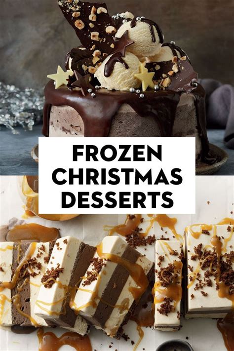 We love to splurge on cute christmas desserts and making them even more decadent by adding whipped cream, ice cream, cream cheese frosting and more! 21 showstopping frozen Christmas desserts | Christmas ...