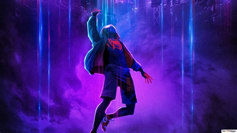 Falling Miles Morales Spider-man HD wallpaper download