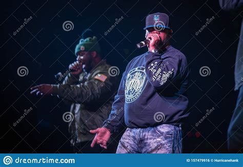 Concert Of Legendary Rap Band Wu Tang Clan From Usa Editorial Photo